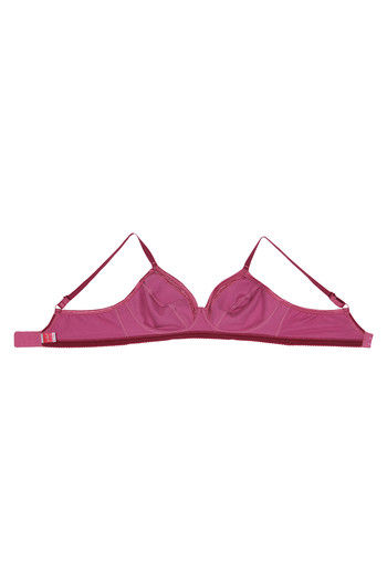 Buy Zivame Basics Double Layered Non Wired 3/4th Coverage Bra-Red ...